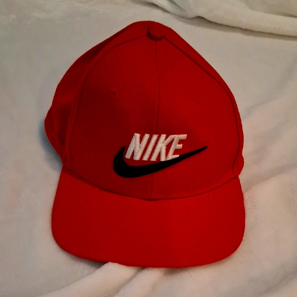 Nike Bold Red Cap with Black Logo